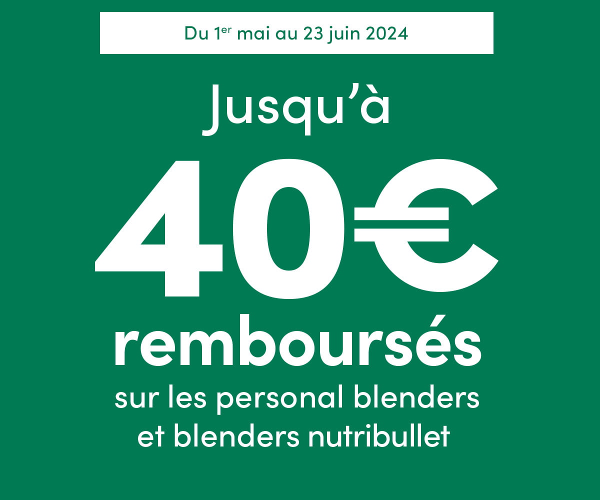 Offre de remboursement nutribullet